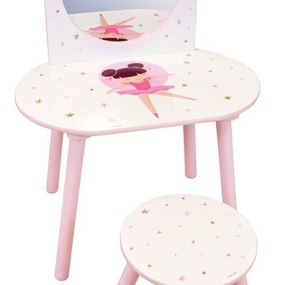 BALLERINA DRESSING TABLE WITH STOOL