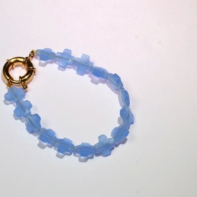 Holbox bracelet - Lilac cross