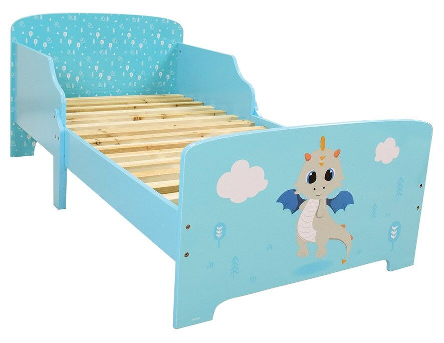 LEON LE DRAGON LIT SOMMIER LATTES 140x70CM