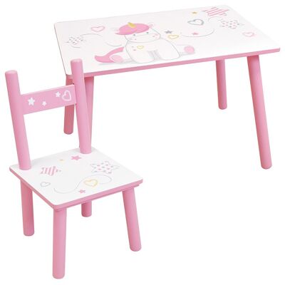 LICORNE TABLE + 1 CHAISE