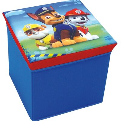 TABURETE DE ALMACENAMIENTO PLEGABLE PAW PATROL