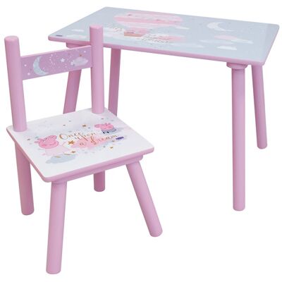 PEPPA PIG DREAM TABLE+1 CHAIR