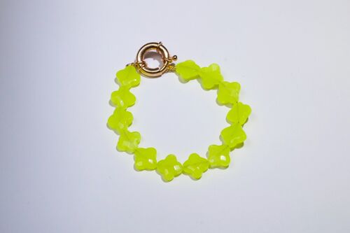 Bracelet Holbox - Treffle jaune