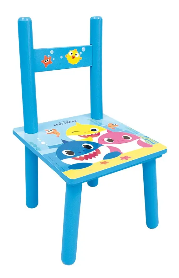 Salon De Jardin Enfant FUN HOUSE - Table + 2 Chaises Pliantes + Parasol Multicolore Fruits