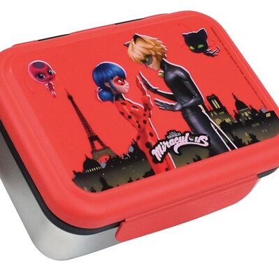 MIRACULOUS STAINLESS STEEL SNACK BOX