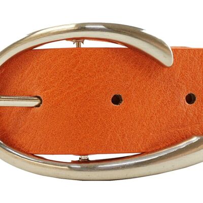 Belt with fancy buckle Orange CT3109
