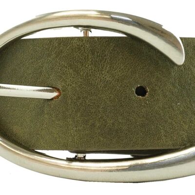 Belt with fancy buckle Green CT3109