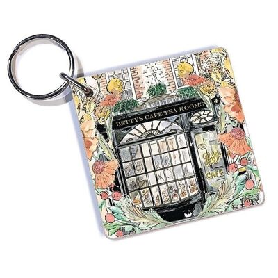 Keyring - Bettys In Full Bloom