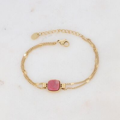 Bracelet Chloefina - rhodonite