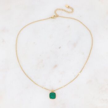 Collier Chloefina - Malachite 4