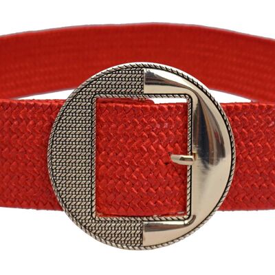 Cintura elastica rossa CT3406