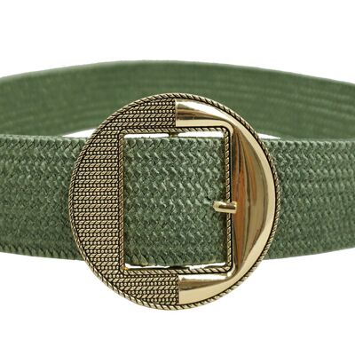 Cintura elastica verde CT3406