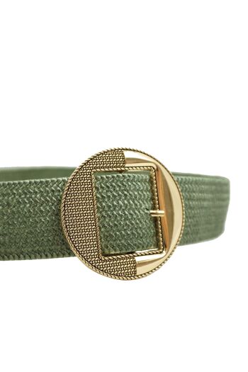 Ceinture Elastique Vert CT3406 2