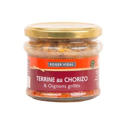 Terrine au Chorizo & oignons grillés