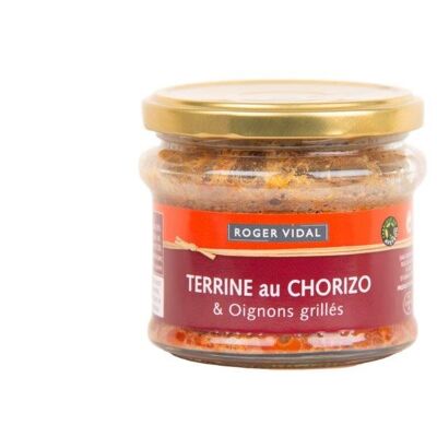 Terrine au Chorizo & oignons grillés