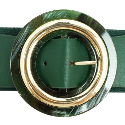 Cintura elastica verde CT3391