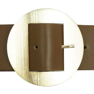 Brown Elastic Belt CT3387