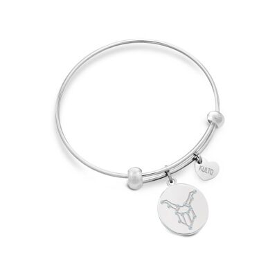 KULTO ZODIAC SS BANGLE CAPRICORN PENDANT