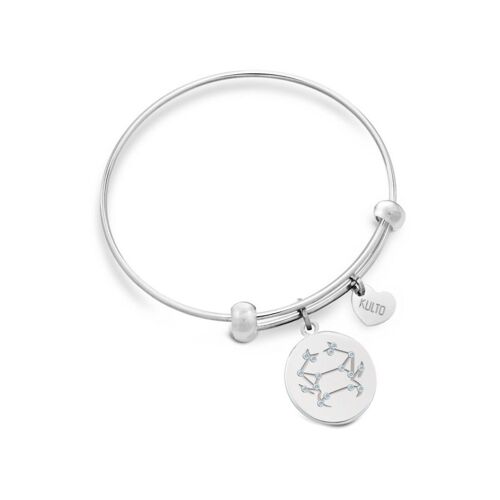 KULTO ZODIAC SS BANGLE CANCER PENDANT