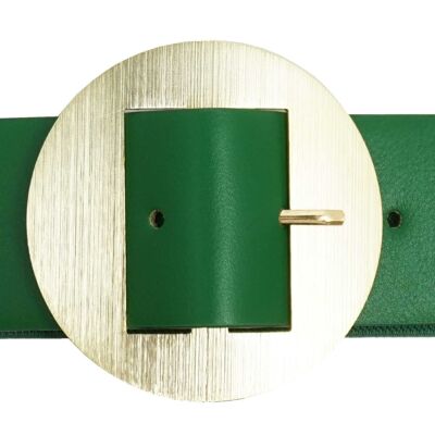 Cintura elastica verde CT3387