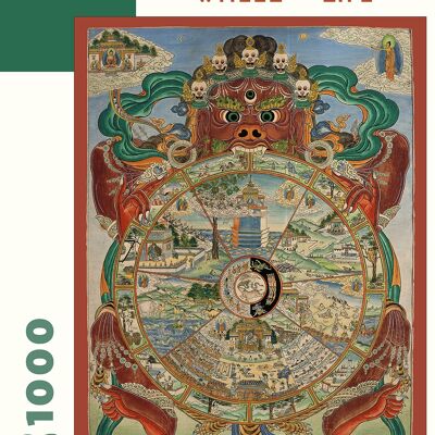 Tibetan Wheel of Life 1,000-piece Jigsaw Puzzle