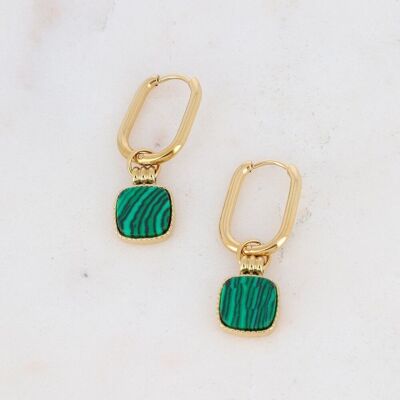 Chloefina hoops - Malachite