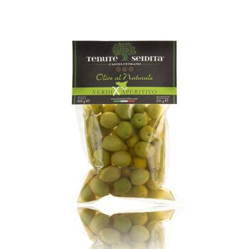 Olive verdi Nocellara en busta 1