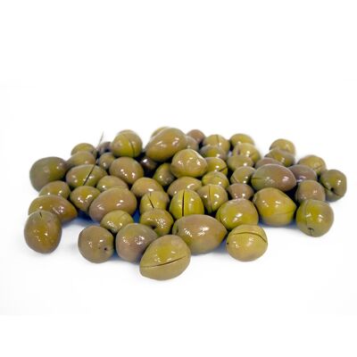 Zerkleinerte Oliven im 3kg-Eimer