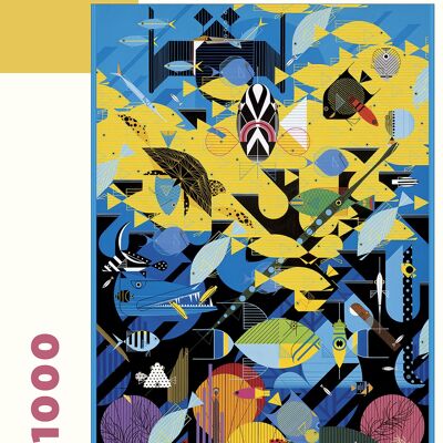 Charley Harper: The Coral Reef 1000-Piece Jigsaw Puzzle