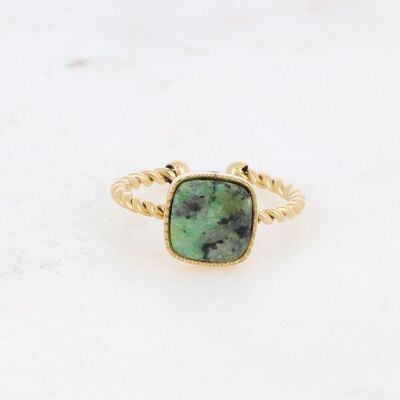 Chloefina Ring - African Turquoise