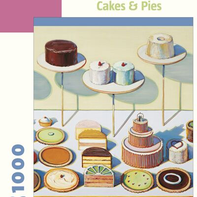 Wayne Thiebaud: Cakes & Pies 1,000-piece Jigsaw Puzzle