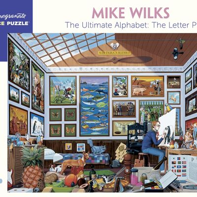 Mike Wilks: The Ultimate Alphabet: The Letter P 1,000-piece Jigsaw Puzzle