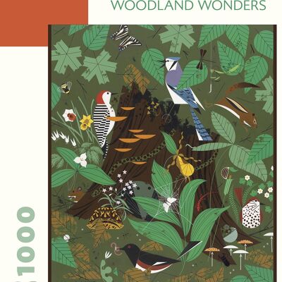 Charley Harper: Woodland Wonders 1,000-piece Jigsaw Puzzle