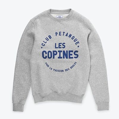 Sweat Les Copines 80' - Heather Grey