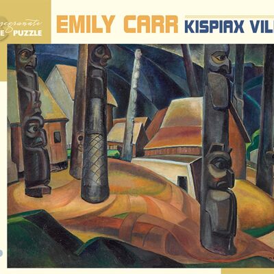 Emily Carr: Kispiax Village 1,000-piece Jigsaw Puzzle