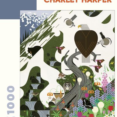 Charley Harper: The Alpine Northwest 1,000-piece Jigsaw Puzzle