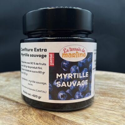 Confiture Extra  Myrtilles Sauvages