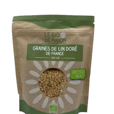 French golden flax seeds