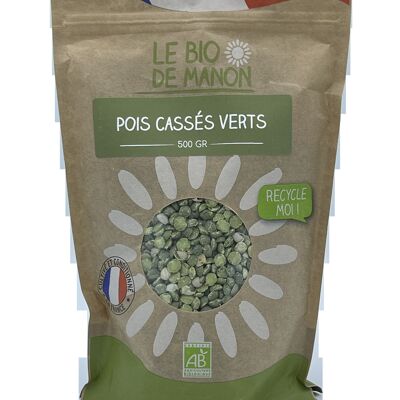 Green split peas from France