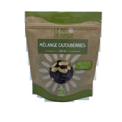Mélange cajouberries (noix de cajou, cranberries)