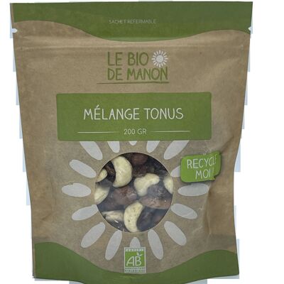 Mélange tonus (raisins sultanines,noisettes,amandes,cajou)