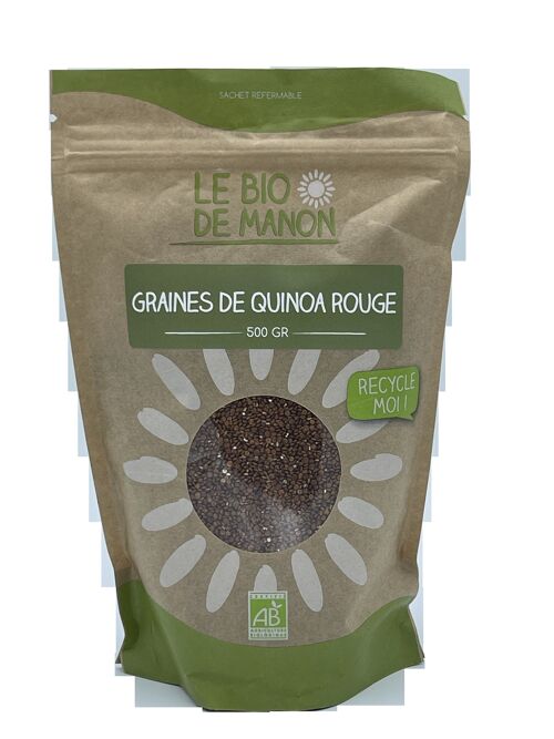 Graines de quinoa rouge