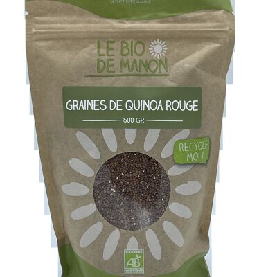 Graines de quinoa rouge