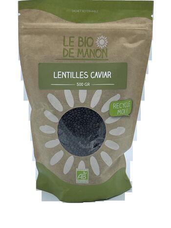 Lentilles caviar