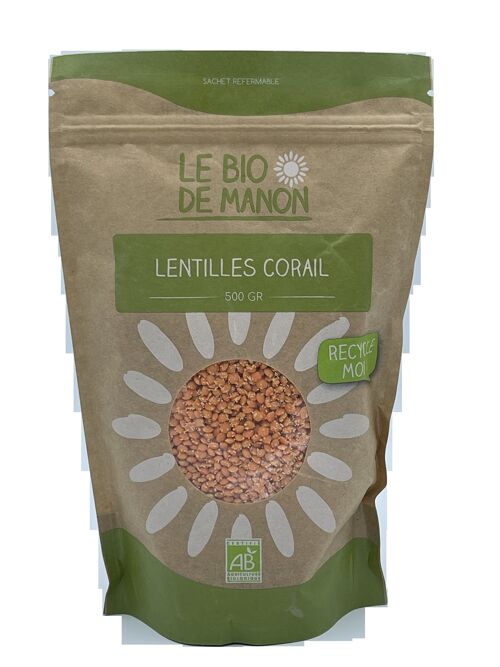 Lentilles corail