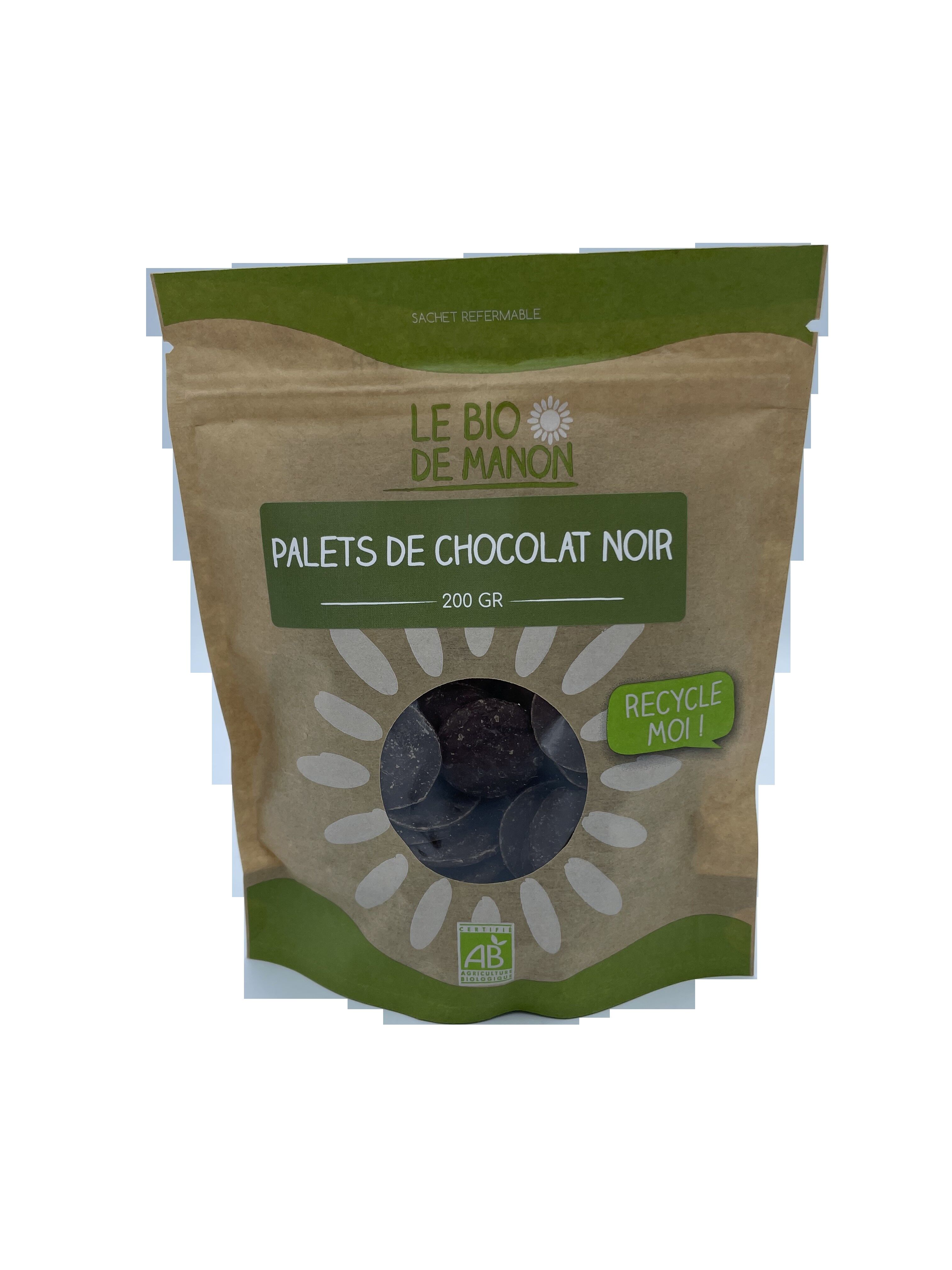 Dischetti di cioccolato fondente