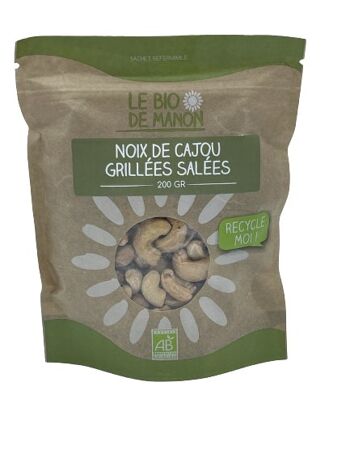 Noix de cajou grillées salées