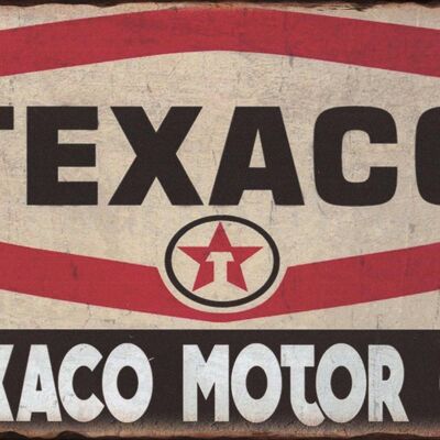 TEXACO Motor Oil 2 metal plate