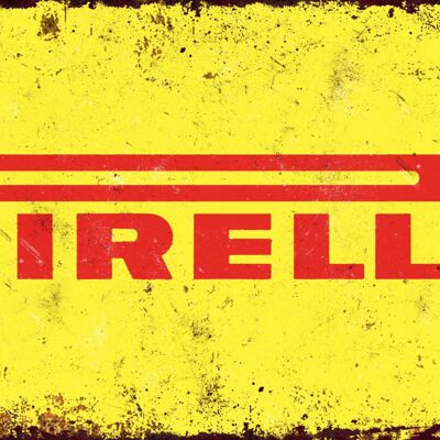 Plaque metal  Pirelli