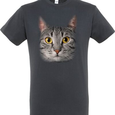 T-shirt Grey Cat Eyes L